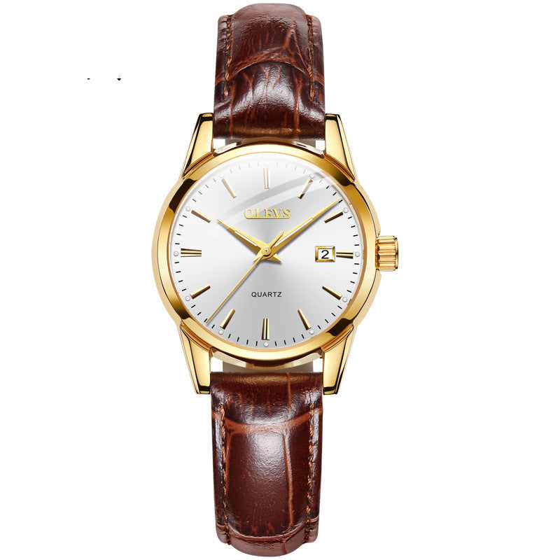 New Arrival Double Calendar Quartz Watch – Stylish Men’s Wristwatch