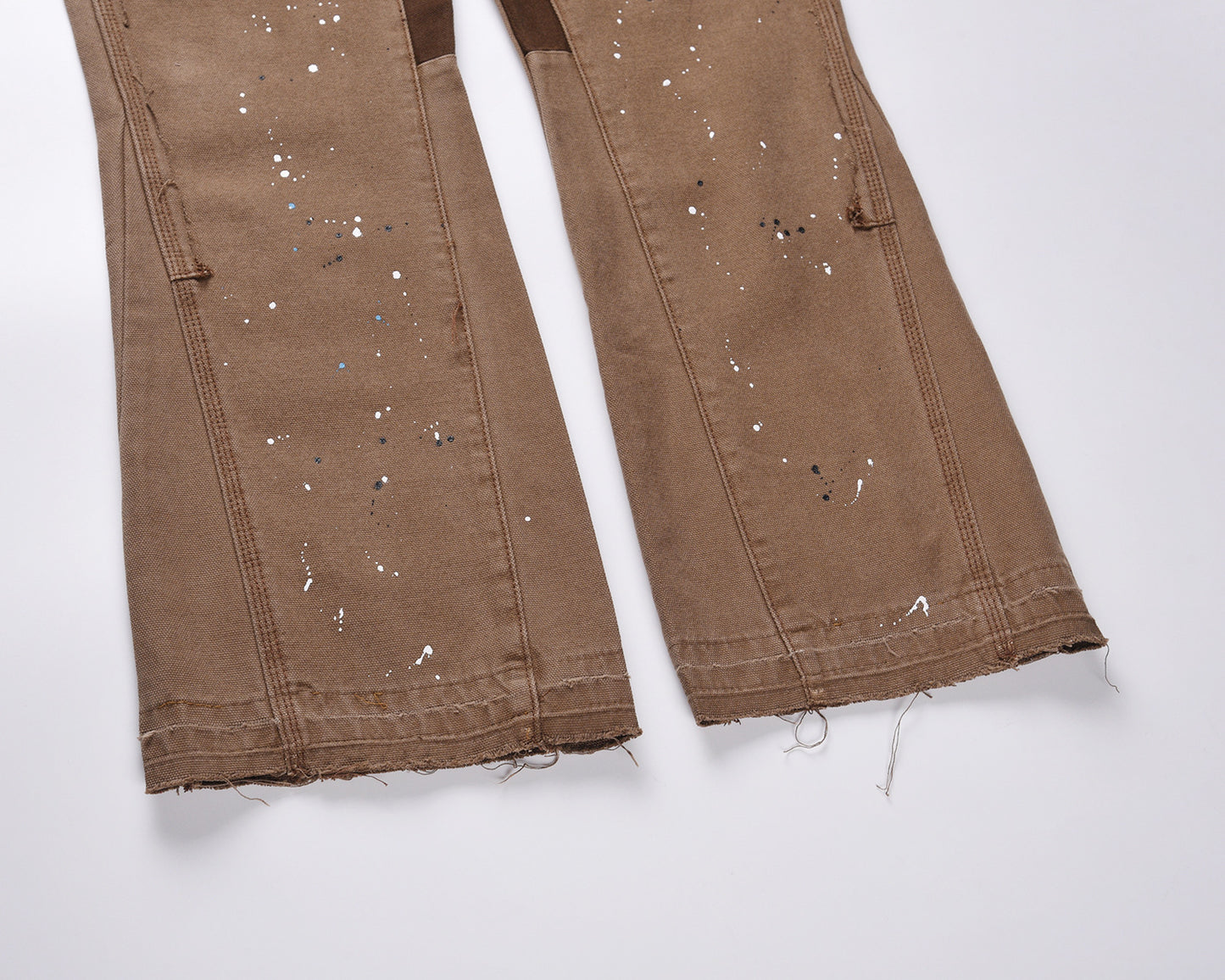 Cargo Pants Retrofit Style Inkjet Flared Pants