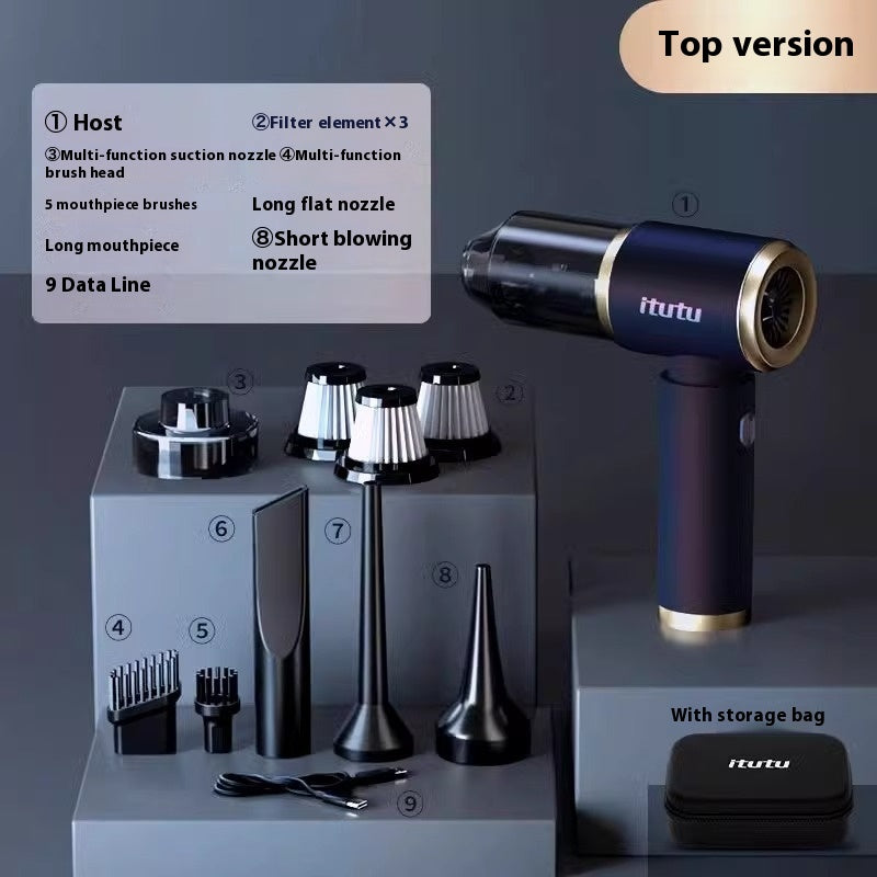 Wireless Car Vacuum Cleaner with Charging Dock – High Suction Portable Auto Cleaner