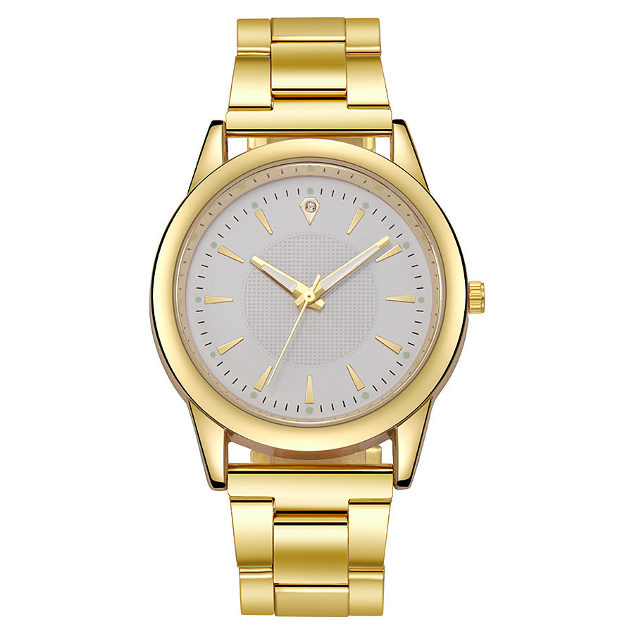 Simple Steel Belt Quartz Watch Men
