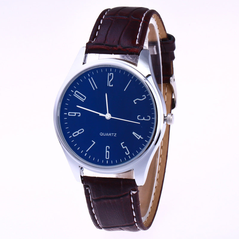 Fashion Twelve Digital Face Maker Quartz Watch Men