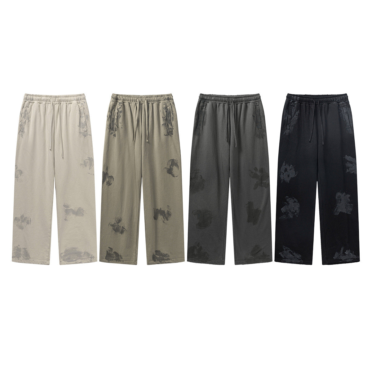 Mud Dyed Niche Youth Pants Casual Pants