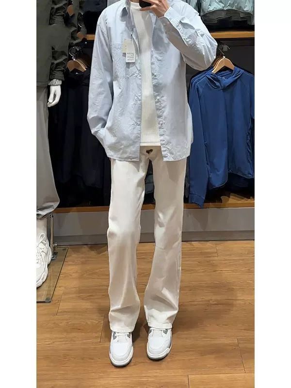 High-end Straight-leg Loose Casual Pants For Men