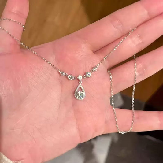 New Fishermans Tears Necklace For Women Ultra-Shimmering Light Luxury