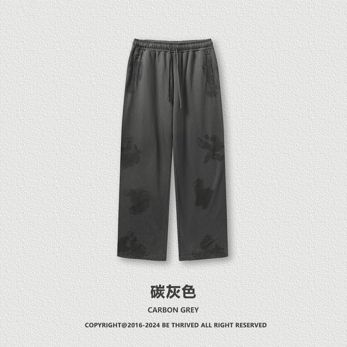 Mud Dyed Niche Youth Pants Casual Pants