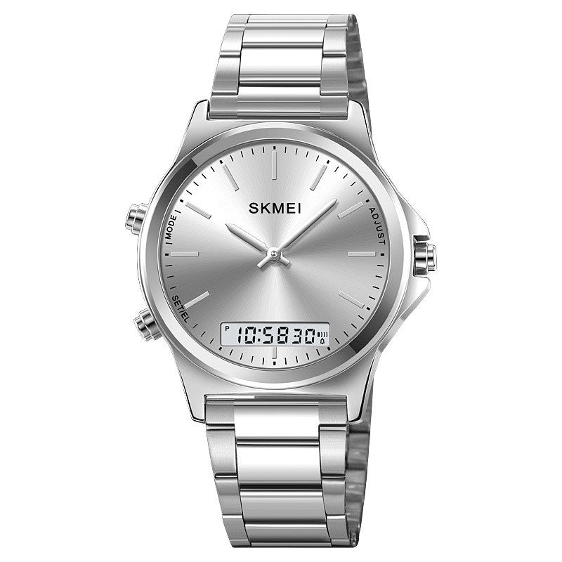 Business-style Multi-function Steel-band Watch For Men
