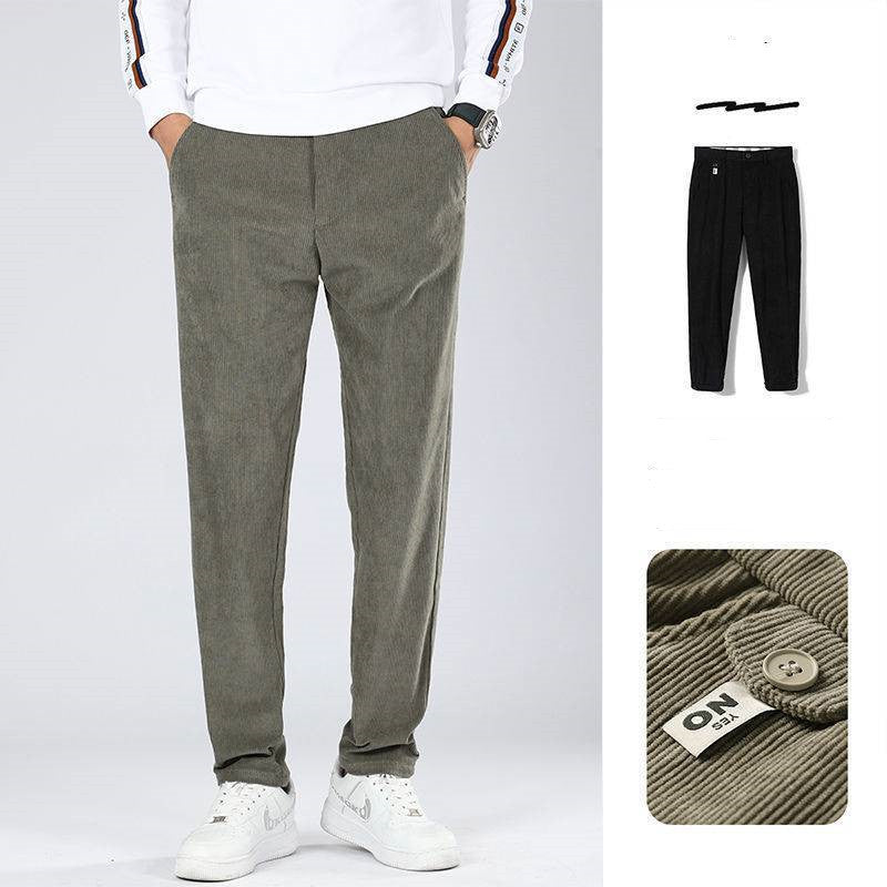 Corduroy Pants Men's Spring And Autumn Nine-point Casual Pants Men's Pants
