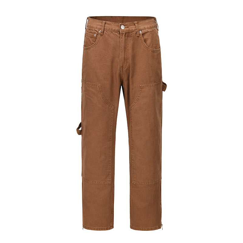 Wood Overalls Casual Pants Men's Trendy Casual Pants