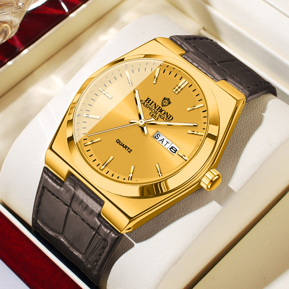 Light Luxury Casual Business New Quartz Watch Men