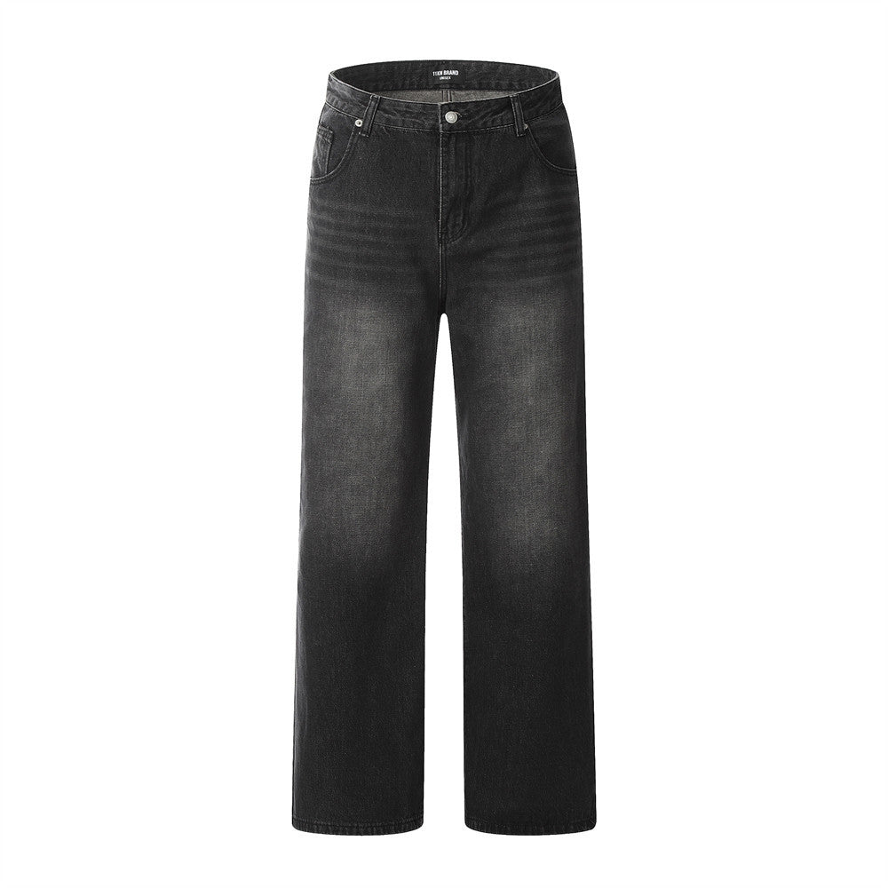 Casual Straight Pants Men's Wide Leg Pants
