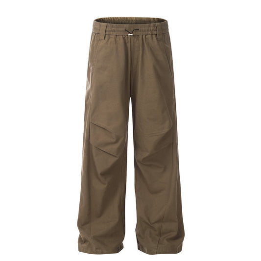 American Pleated Straight Cargo Pants Casual Pants