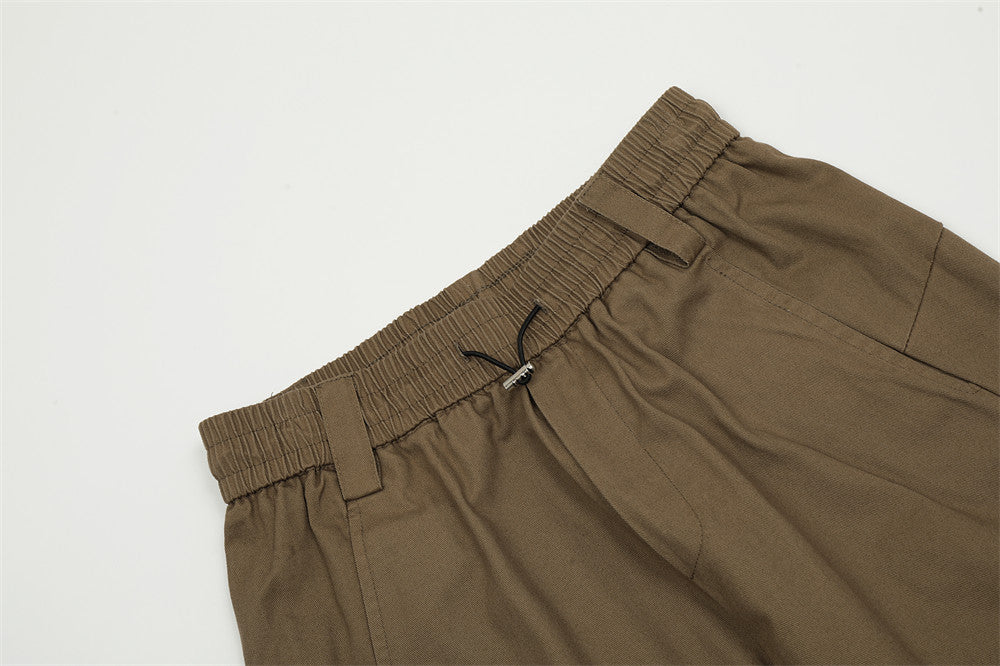 American Pleated Straight Cargo Pants Casual Pants