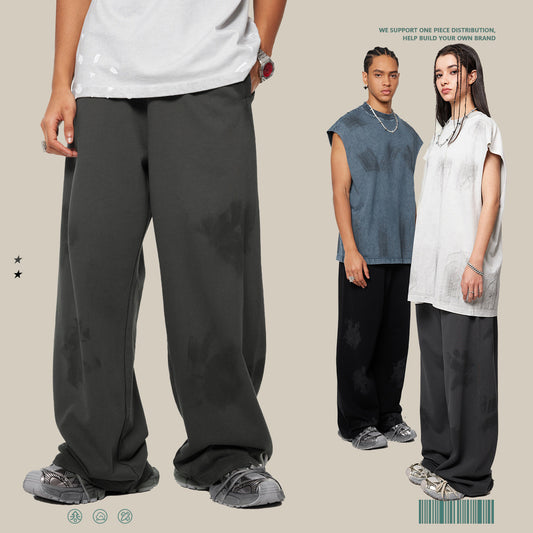 Mud Dyed Niche Youth Pants Casual Pants